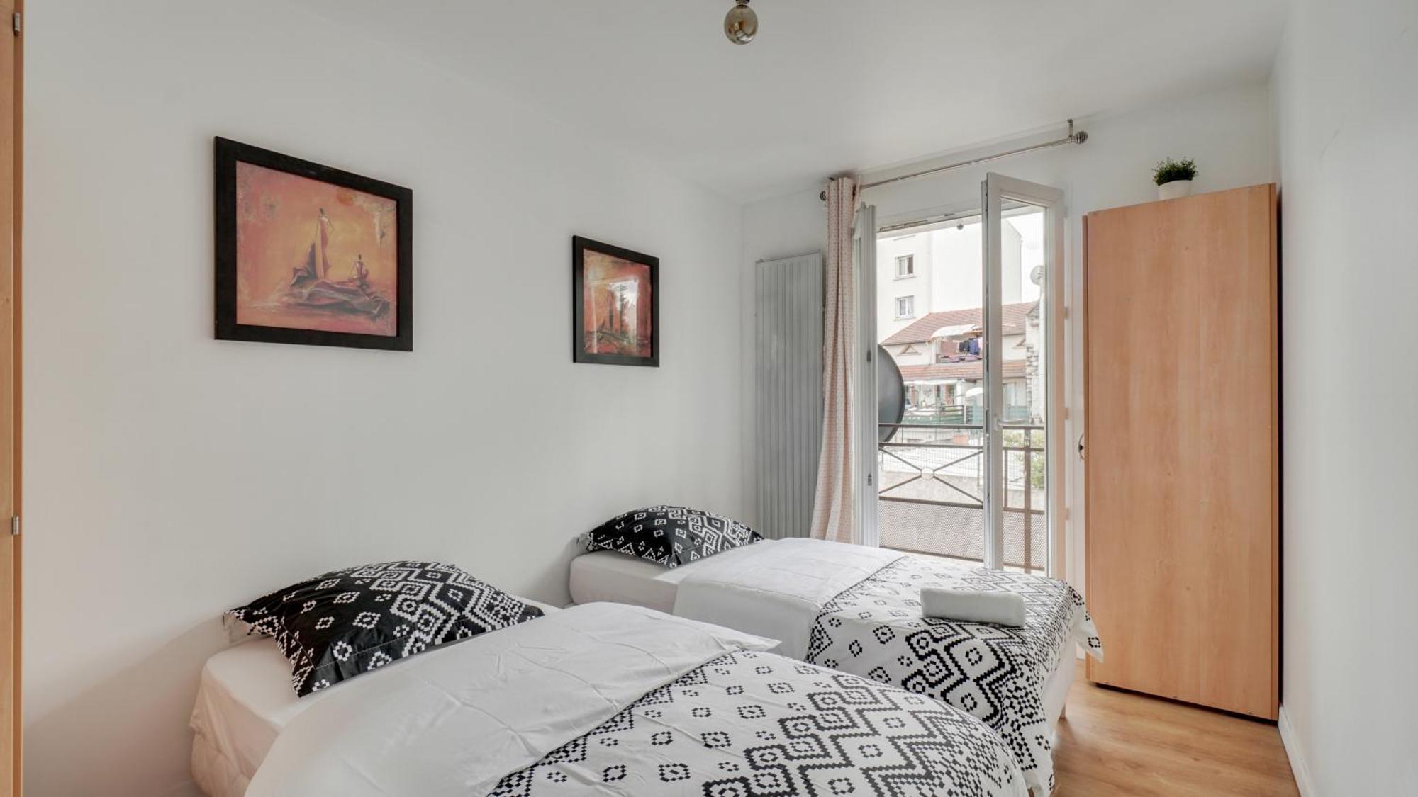 Chic Apart With Parking Near Paris Aubervilliers Luaran gambar